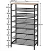 8-Tier Shoe Rack Large Capacity Shoe Shelf Shoe Storage Organizer