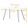 1.5M Wooden Dining Table Kitchen Home Furniture Extending Dining Table 4 to 6