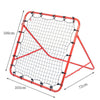 Adjustable Football Rebounder Net Kids Kickback Goal Training Equipment Trainer