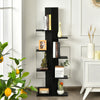 7 Tier Bookshelf Display Bookcase Tree Shaped Storage Rack Shelves Plant Stand