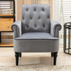 Modern Accent Chair Armchair Upholstered Velvet Single Sofa Lounge Chair NS