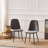 Dining Chairs 2/4/6pcs Modern Suede/Velvet Back Sturdy metal Legs Office/Cafe