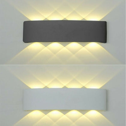 Modern LED Wall Lights Up Down Light Sconce Indoor Bedroom Home Lamp Warm White