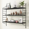 3 Tier Floating Shelves Metal Brackets Wall Mounted Shelf Over Toilet Bathroom