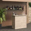 Garden Bar Pressure Treated Wooden Outdoor Pubs Shop Counter Party Drinks Sheds