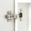 Double Door Bathroom Mirror Cabinet Storage Shelves Wall Mounted 68Lx60H cm
