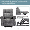 Riser Power Lift Chair Fabric Electric Recliner Chair Armchair Grey