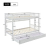 3ft Single Bed frame Wooden Bunk Beds with Storage White Wood Kids Childrens Bed