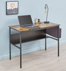 Industrial Style Computer Desk Study Desk Office Long Desk with Storage