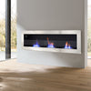 Bio Ethanol Fire BioFire Fireplace 2 Burner Heater Wall Mounted/Inset Install UK