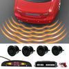 4x Parking Sensors Car Auto Reverse Backup Rear Radar LED Alert System KIT uk