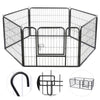 6/8 Sided Foldable Pet Play Pen Enclosure Whelping Playpen Dog Exercise Run Cage