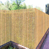 4M Slatted Bamboo Fence Screening Roll Natural Slat Panel Privacy Garden Penal