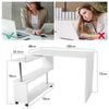 L-shaped Computer Desk Corner PC Laptop Table Home Office Workstation w/ Shelves