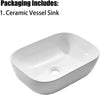 Bathroom Basin Sink Hand Wash Counter Top Ceramic Basin 460x325x140mm
