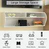 Wall-Mounted TV Stand Floating Media Audio / Video Console Cabinet W/ Cable Hole