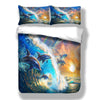 Duvet Cover Bedding Set with Pillow Cases Quilt Cover Single Double King Size UK