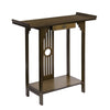 2-Tier Console Table Side/End Table w/ Drawer Shelf Entryway Hallway Art Deco UK