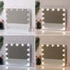 Hollywood Cosmetic Mirror LED Light MakeUp Vanity Shaving Bath Round/Rectangular