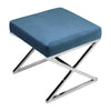Velvet Footstool Pouffe Ottoman Footrest Makeup Dressing Table Stool Chair Bench