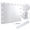 Hollywood Cosmetic Mirror LED Light MakeUp Vanity Shaving Bath Round/Rectangular