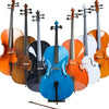 New 4/4 Size Professional Acoustic Cello Full Set w/ Bag+ Bow+ Rosin+ Bridge