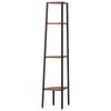 Corner Shelving Unit Industrial Ladder Bookcase Modern Storage Display Cabinet