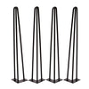 4PCS Hairpin Legs Hairpin Table Legs Desk Bench FREE Screws&Protect