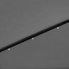 Garden Parasol Outdoor Tilt 2.7M Sun Shade Umbrella 32 LED Light Hand Crank Grey