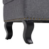 Linen Upholstered Hallway Bench Window Seat Bedroom Dining Room Stool Footstool