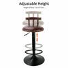 1/2X Bar Stools Velvet Breakfast Chair Kitchen High Counter Stool Pub Restaurant