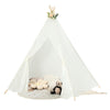 Lace Teepee Tent Sheer Lace Tipi Canopy Colorful Light Strings Indoor Outdoor