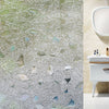 Window Film PVC Frosted Self Adhesive Privacy Glass Cover Sticker Bathroom Home