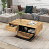 Modern Coffee End Table Wooden Storage Drawer Shelf Living Room Furniture BT