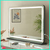 80 x 55cm Large Hollywood Vanity Desk Mirror with Dimmable LED Lighted Tabletop