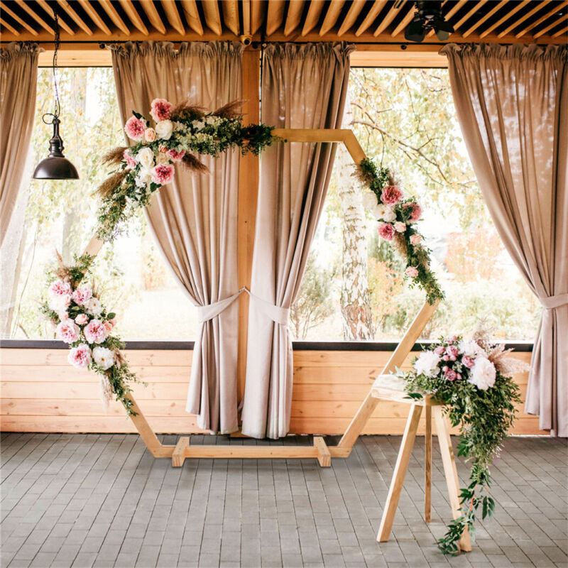 Hexagonal Buffet Backdrop Hexagon wedding backdrop 60 photos - Astyledwedding.com