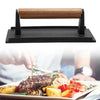 Cast Iron Steak Weight Heavy Duty Burger Press Bacon Press Grill BBQ Cooking New