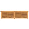 Garden Storage Box with Bag 200x50x53 Solid Wood Teak S7G8