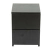 Black Modern Bedside Table Cabinet 2 Chest of Drawers Storage Nightstand Bedroom
