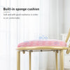 Vanity Stool Chair Gold Glam Dressing Room Make-up Padded Stool Bedroom Bathroom