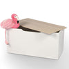 Kids Toy Storage Box Wooden Ottoman Bench Toy Box With Lid Toy Storage Chest