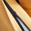 Faux Leather Sofa Armchair Couch Living Room Metal Leg 1/2 Seaters Yellow Brown