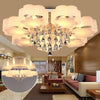 3+2 Colour Luxury Crystal LED Chandelier Hexagon/Flower Lamp Ceiling Lights