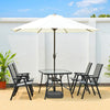 3-7 Pieces Garden Bistro Patio Furniture 60-150cm Table Chair Coffee Dinner Set