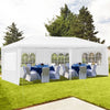 3x6M Garden Gazebo Heavy Duty Waterproof Marquee Canopy Garden Party Tent w/Bag