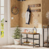 Shoe Rack with Coat Rack Hanger Hall Tree Shoe Bench Set Coat Stand
