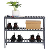3 Tier Bamboo Shoe Rack Stand Shelf Shelving Hallway,Bathro
