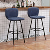 1/2/4/6x Bar Stools Gas Lift Swivel Faux Leather Kitchen Breakfast Counter Salon