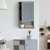 3-Tier Bathroom Cabinet Wall Mounted Storage Organizer Adjustable Shelves