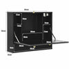 Wall-mounted Drop-leaf Table Folding Floating Laptop Desk Workstation Space Save